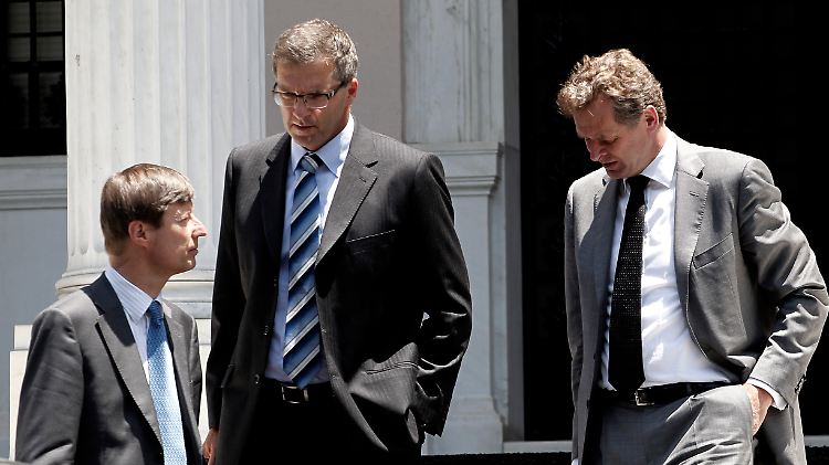 Die Troika-Vertreter arbeiten wieder.