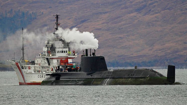 Alles ganz sicher: Britisches Atom-U-Boot.