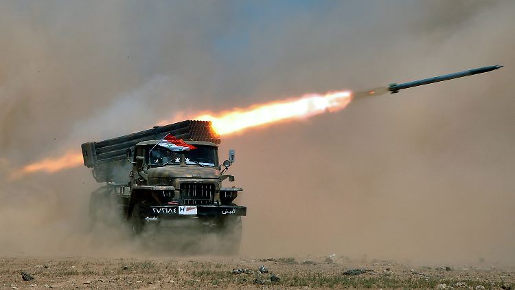 Mit einem Militärmanöver will Syrien seine "Kampfbereitschaft" beweisen.