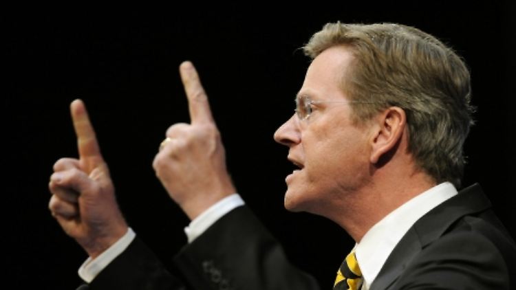 Entscheidend ist, was hinten rauskomt: Guido Westerwelle.