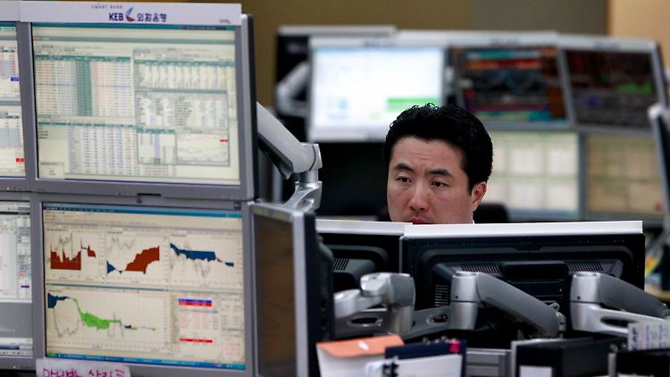 Währungshandel in Südkorea: "Der Markt glaubt nicht an eine kurzfristige Krisenlösung."