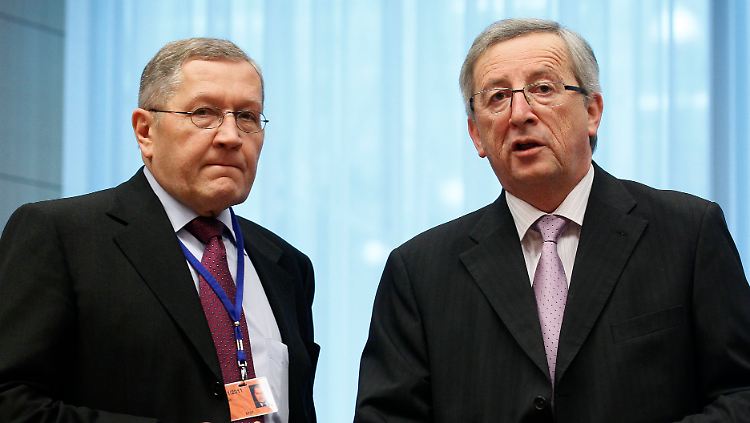 Sie machen's noch einmal: Rettungsschirm-Chef Klaus Regling (links) und Eurogruppenchef Jean-Claude Juncker.