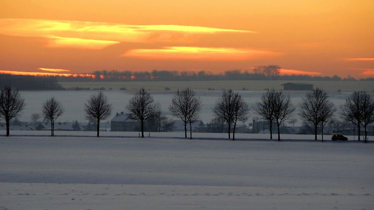 Freundlicher Ausklang am Abend.