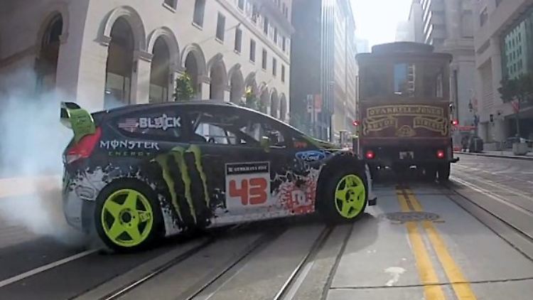 Vor allem die Topographie von San Francisco hat es Ken Block angetan.