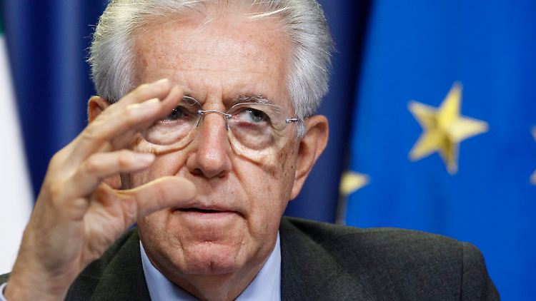 Der rätselhafte Mario Monti: "Umsicht bringt mich dazu, nicht über solche Dinge zu sprechen", sagt er nach Andeutungen, möglicherweise doch unter den Rettungsschirm zu flüchten.