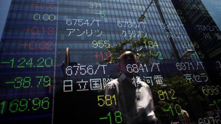 Der Nikkei schließt nahezu unverändert.