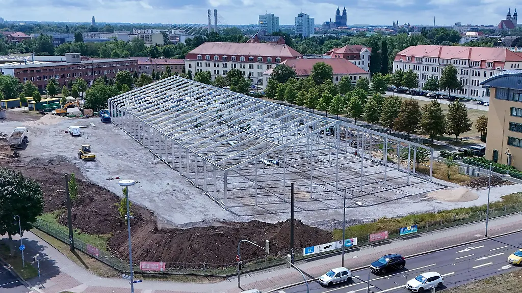 Seit-dem-Sommer-wird-das-neue-Gerichtsgebaeude-in-Magdeburg-errichtet