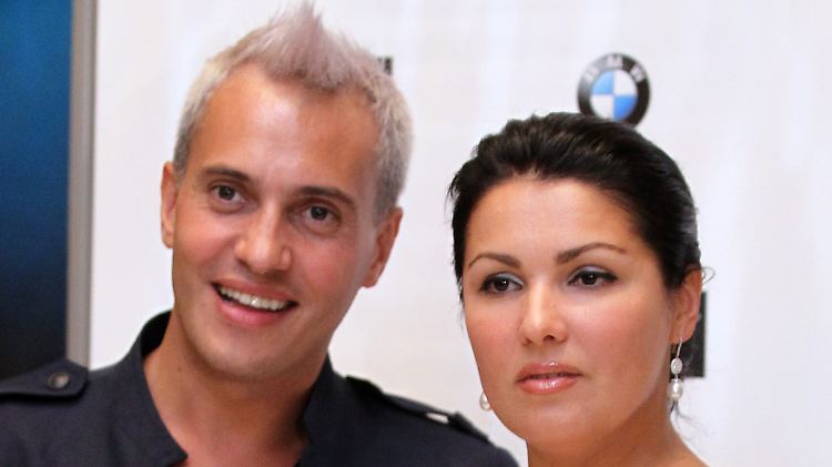 Anna Netrebko zusammen mit Freund, dem Sänger Erwin Schrott.