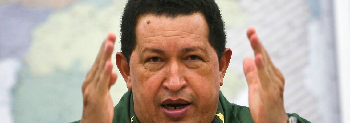 Auf solche Ideen muss man erst einmal kommen: Präsident Hugo Chavez.