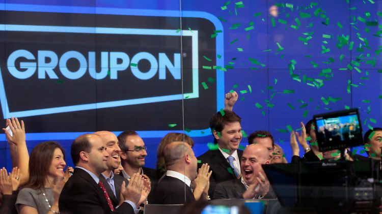 Von so viel guter Laune ist bei Groupon derzeit nichts zu spüren.