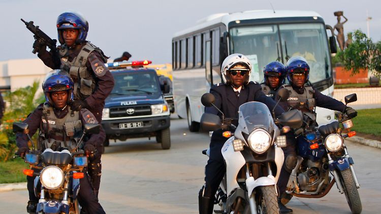 Die Sicherheitsmaßnahmen in Angola wurden verschärft.