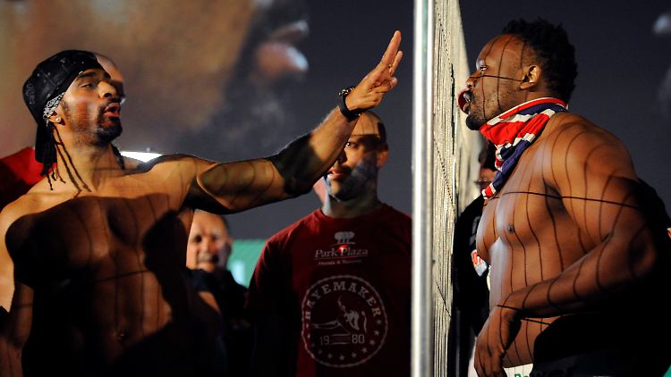 David Haye (l.) und Dereck Chisora sind bei vielen Fans als Box-Clowns verschrien.