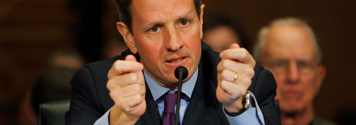 Timothy Geithner weiß, was ihm bei einer Anhörung bevorsteht: Er macht das nicht zum ersten Mal.