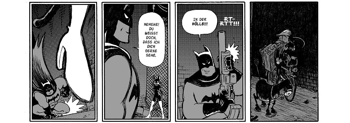 Flix beweist: Er kann auch Batman.