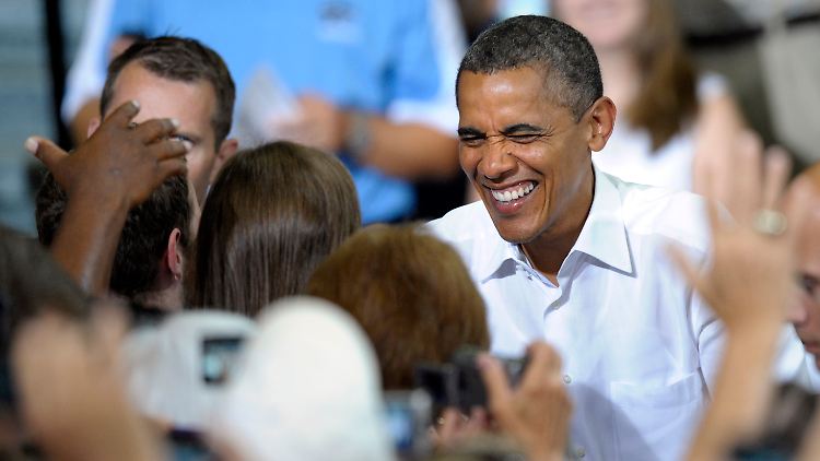 Hände schütteln und immer lächeln: So sieht Obamas "Urlaub" aus.