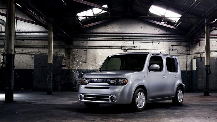 Würfel unter den Kleinwagen: Der Nissan Cube fällt durch seine quaderförmige Karosserie auf.