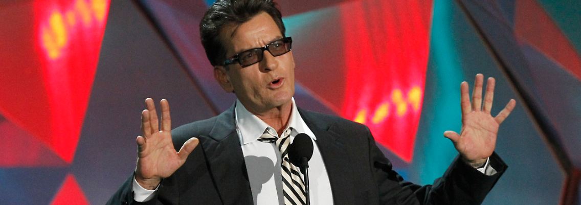 Bekennender Patriot: Schauspieler Charlie Sheen,