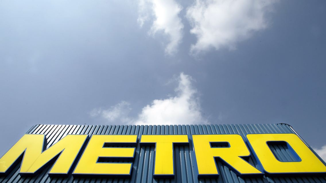 Deutschlandgeschäft okay, in Osteruopa mit deutlichem Umsatzrückgang: Metro.