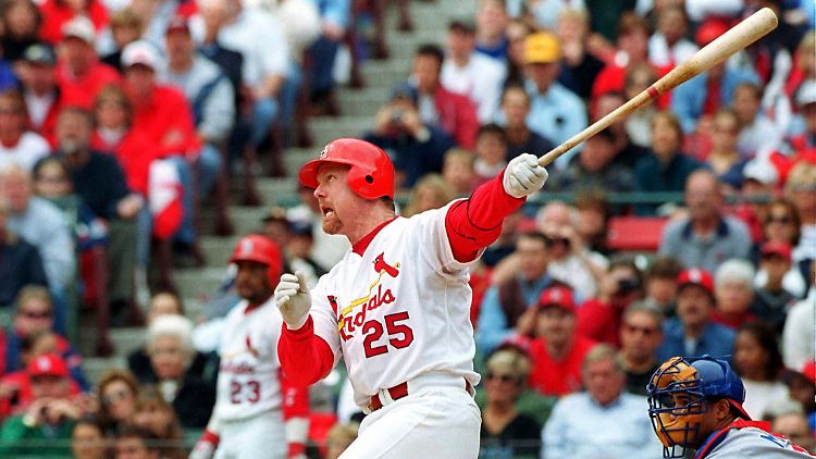 Mark McGwire erreichte seine 583 Homeruns in der MLB mit Hilfe von Steroiden.