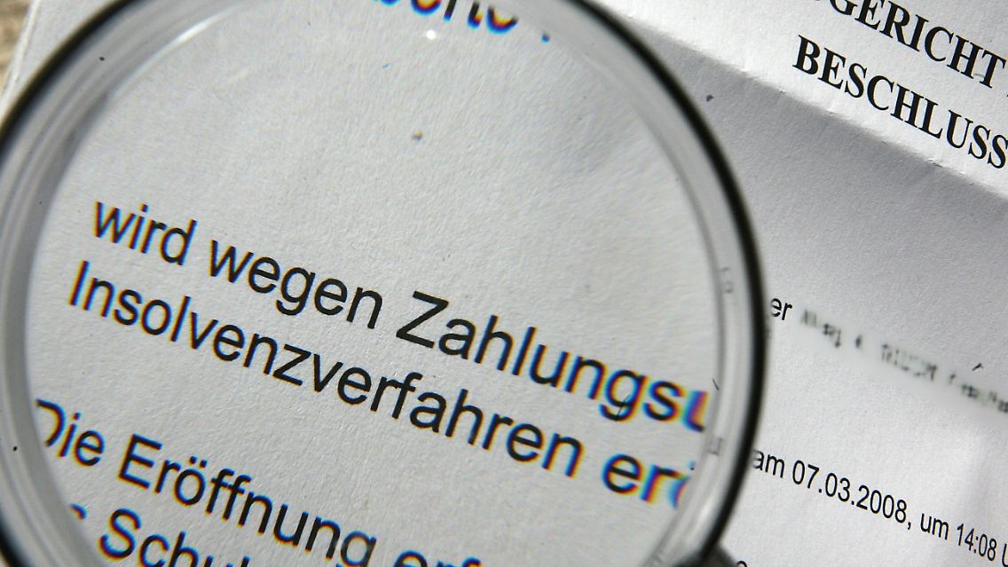 Verbraucherinsolvenzen hui, Firmenpleiten pfui.
