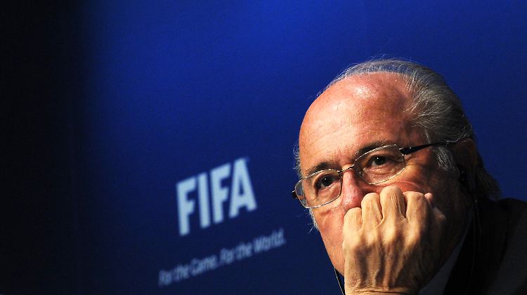 Chef-Aussitzer: Joseph Blatter, Fifa-Präsident.