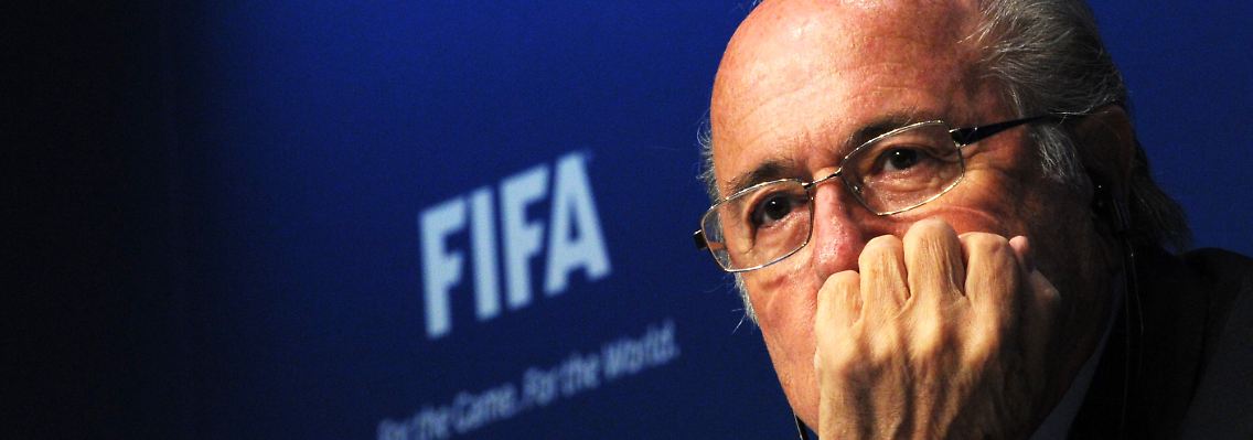 Chef-Aussitzer: Joseph Blatter, Fifa-Präsident.