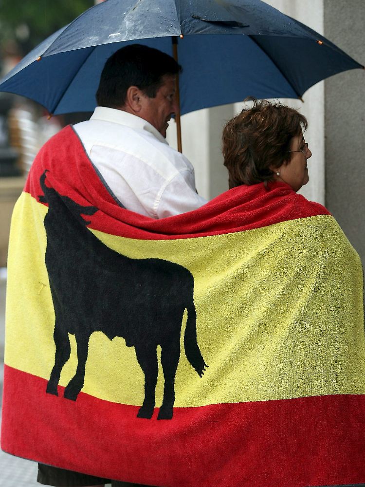 Spanien braucht den Schirm.