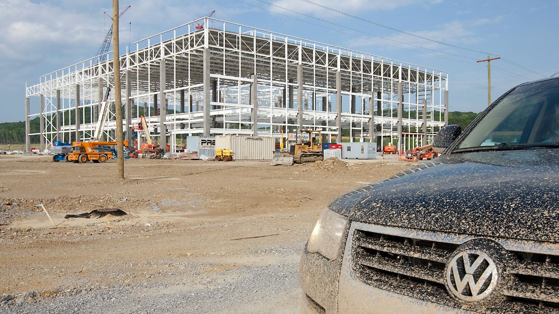 Im Mai 2009 wurde der offizielle Startschuss für den Bau des VW-Werks in Chattanooga gegeben.