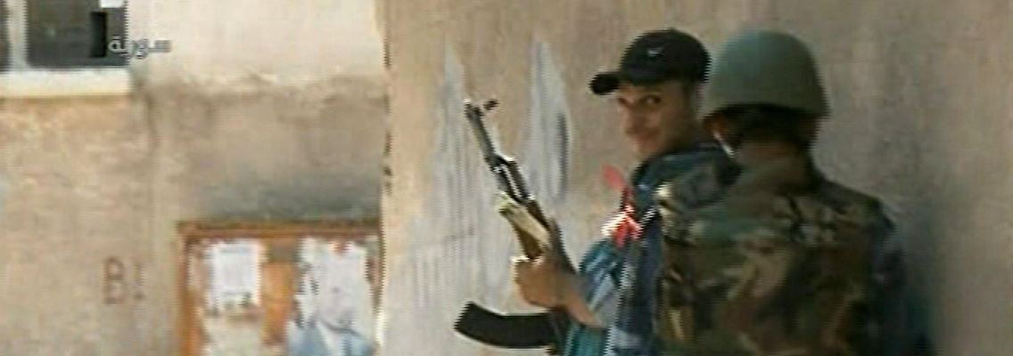 Dieses Bild der syrischen Nachrichtenagentur Sana soll Soldaten beim Kampf gegen Rebellen zeigen.