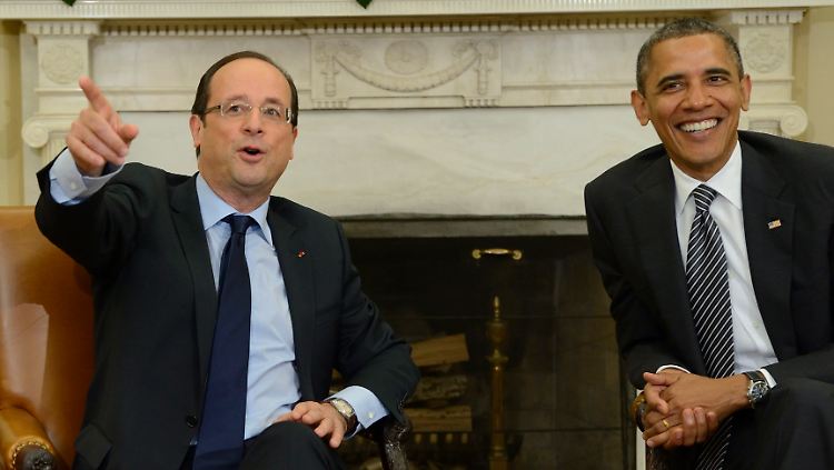 Hollande und Obama bei einem Treffen im Weißen Haus im Mai.