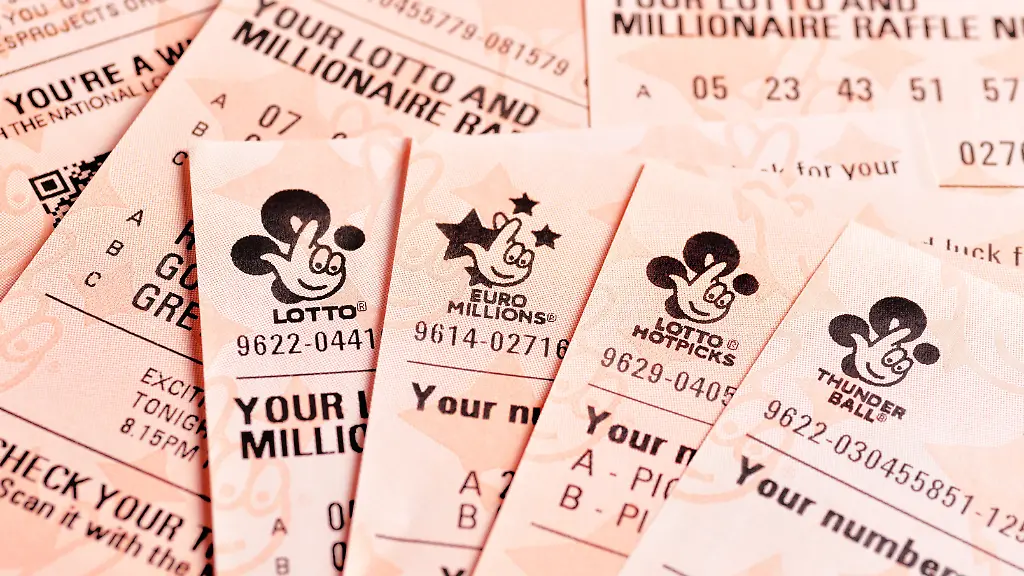 Lottoschein-Grossbritannien