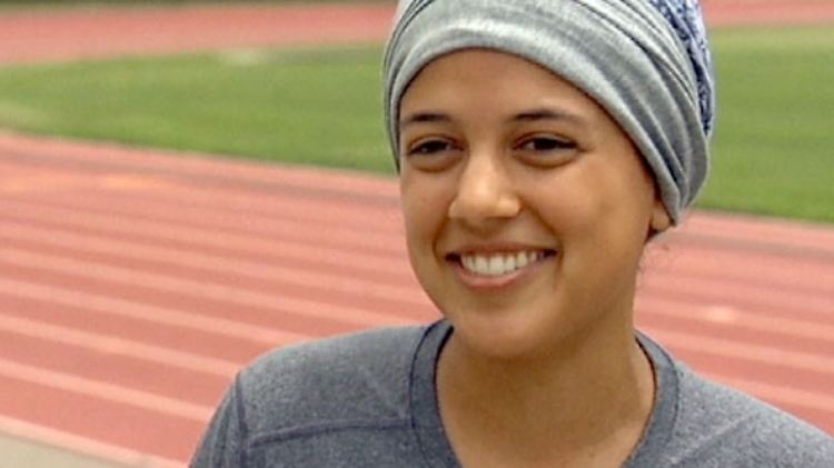 Sie darf zu Olympia: Sarah Attar.