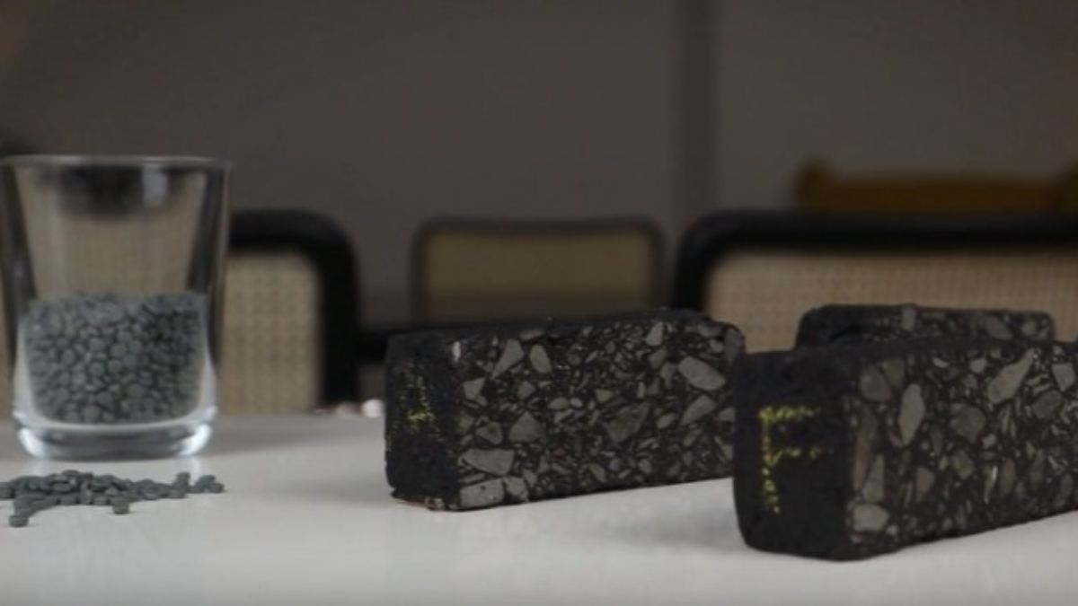 Nachhaltiger Asphalt: Startup baut Straßen aus Plastikabfall