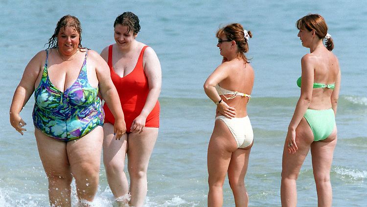 Dicke Beine ohne dicken Bauch - das klappt meist leider nicht...
