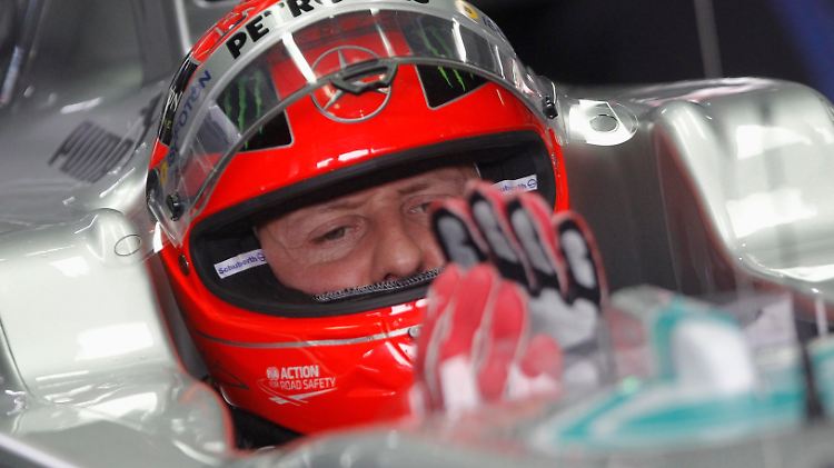 Alles in Ordnung: Michael Schumacher.