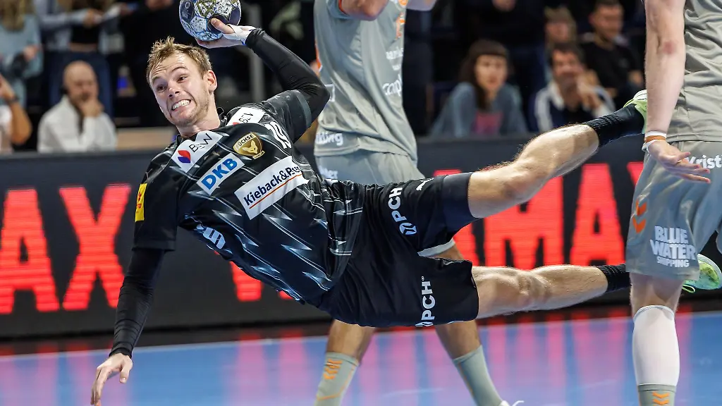 Welthandballer-Mathias-Gidsel-fuehrte-mit-elf-Toren-sein-Team-zum-Sieg-gegen-Bukarest