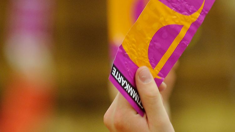 Beim Landesparteitag der Piratenpartei in Niedersachsen.