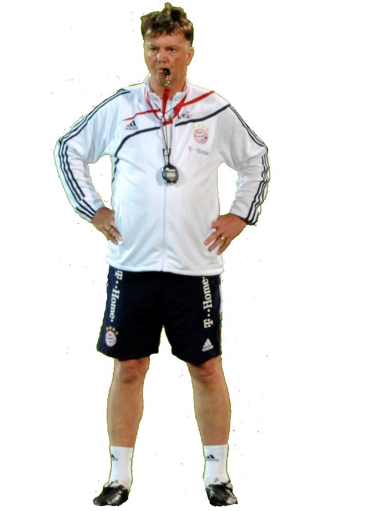 Cheftrainer: Louis van Gaal.