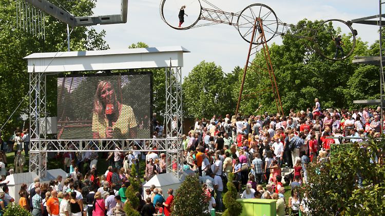 Der "Fernsehgarten" wurde zum Ziel von Pöblern.