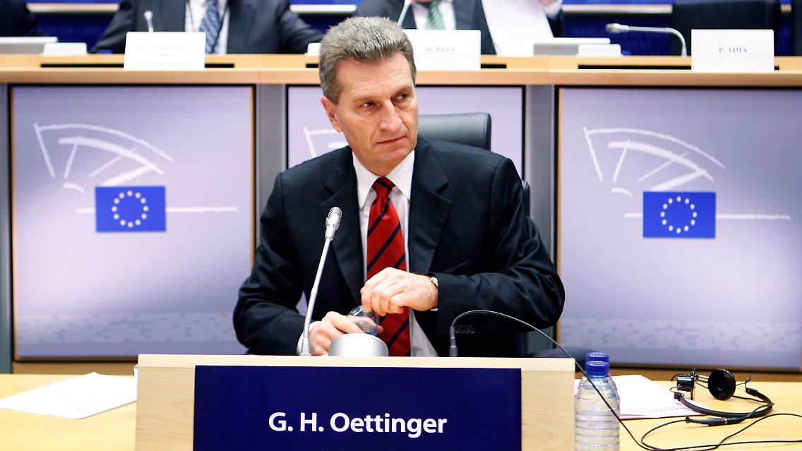Blieb bei der Sache: Der designierte EU-Kommisar Oettinger.