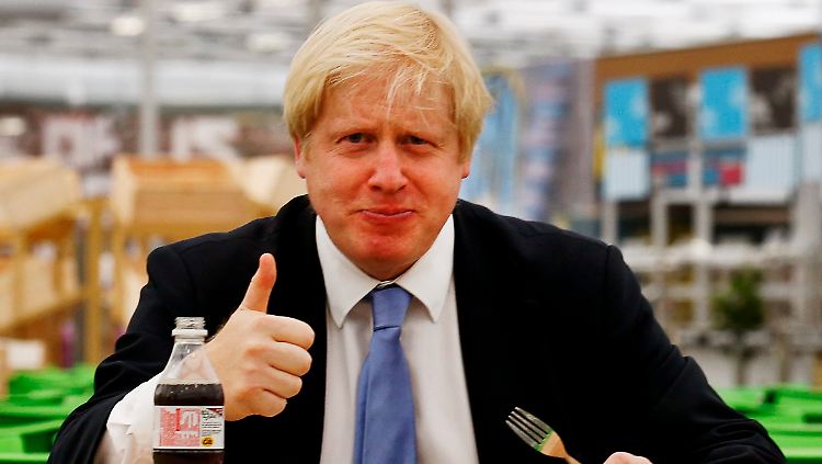 Johnson liebt die Öffentlichkeit.