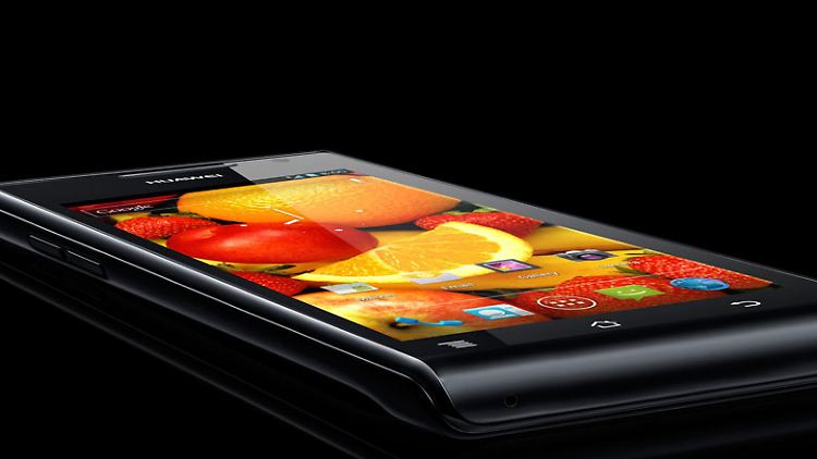 Schlank, schick und schnell: das Huawei Ascend P1.