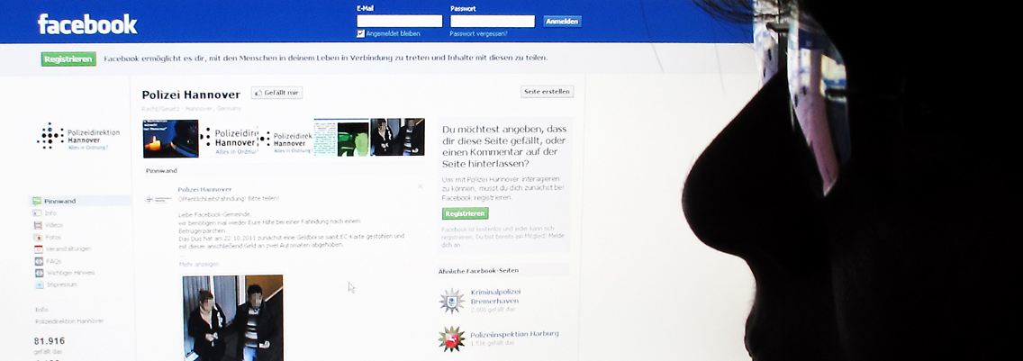 Fast 108.000 Facebook-Mitglieder haben auf der Seite der Polizei Hannover den "Gefällt mir"-Button gedrückt.