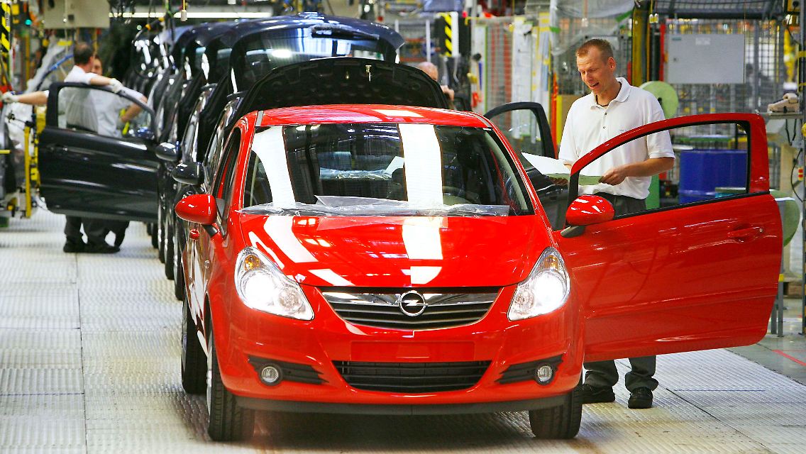 Im Eisenacher Opel-Werk.