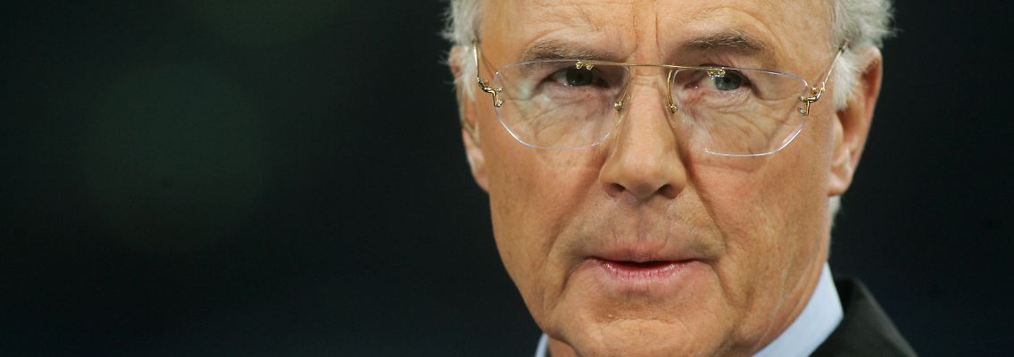 "Nicht eine Sekunde käme ich auf die Idee, DFB-Präsident zu werden": Franz Beckenbauer.
