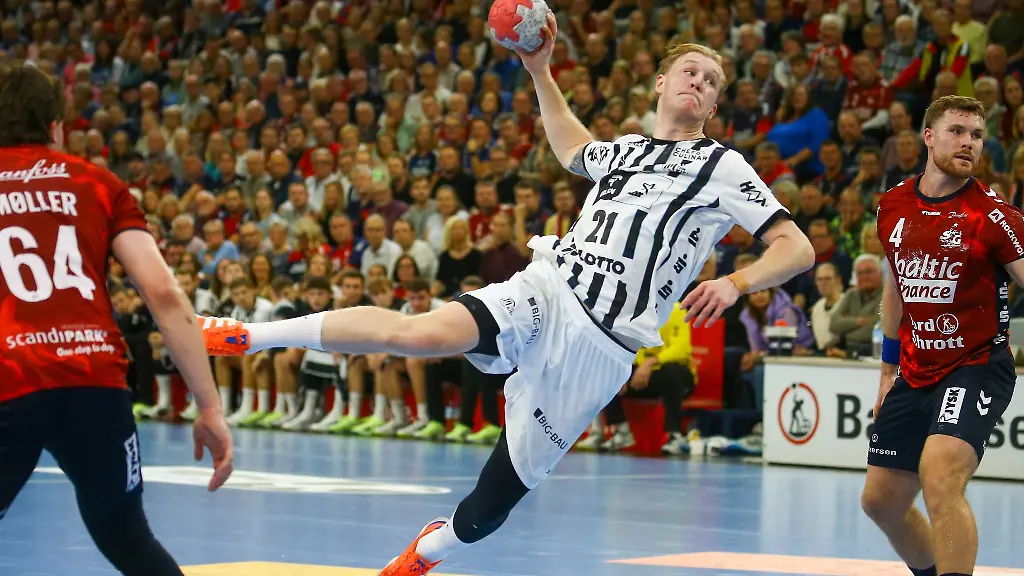 Eric-Johansson-und-der-THW-Kiel-spielten-in-Gummersbach