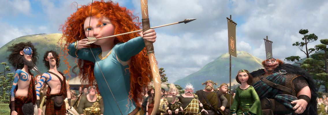 Komm doch mal rüber, Mann, und setz' dich zu ihr hin: Merida - Legende der Highlands.