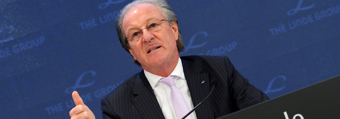 Linde-Chef Wolfgang Reitzle ist mit Linde weiter auf R.ekordkurs