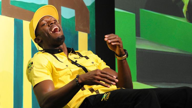 Druck? Kennt Sprint-Superstar Usain Bolt nicht.