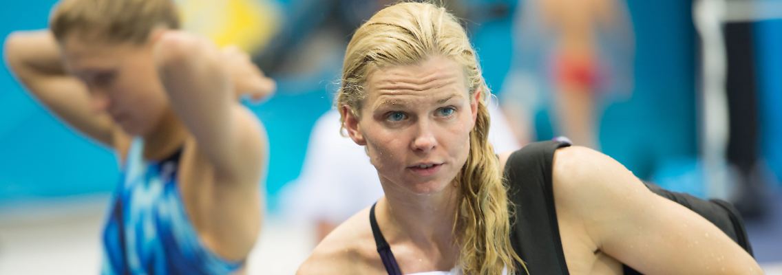 Der Auftakt war nicht so gut: Britta Steffen.